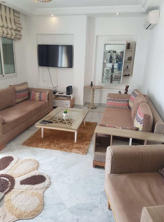 Hammamet&nbsp;Hammamet&nbsp;Location&nbsp;Appart. 3 pi�ces&nbsp;Appartement mrezgua hammamet nord