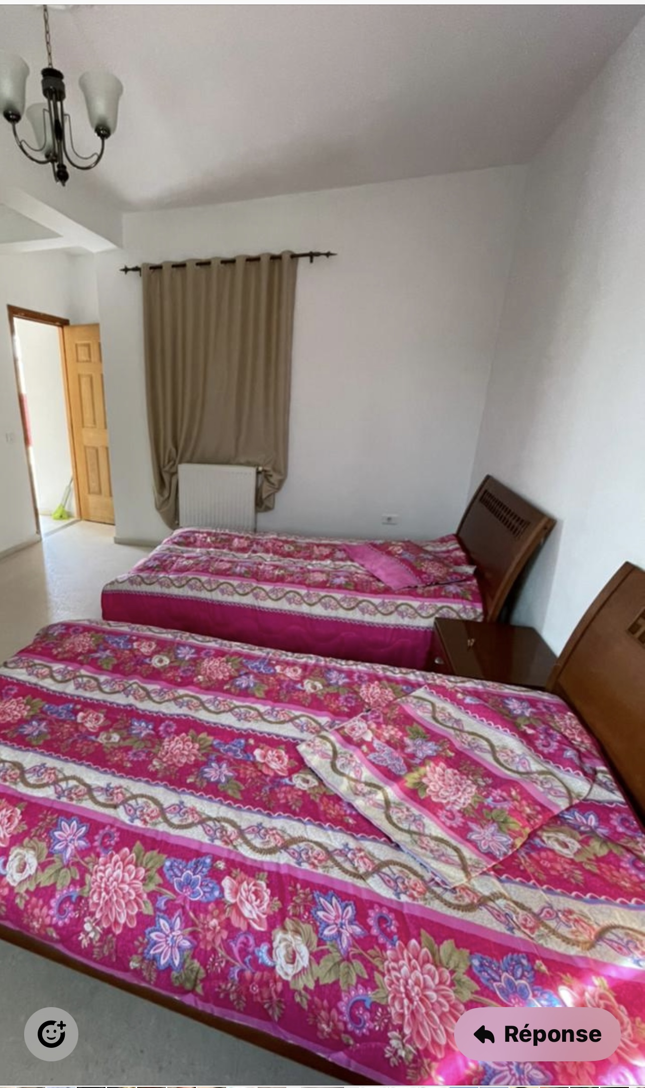 El Kram&nbsp;Le Kram&nbsp;Chambres � coucher&nbsp;Lits&nbsp;Deux lits une place et demi