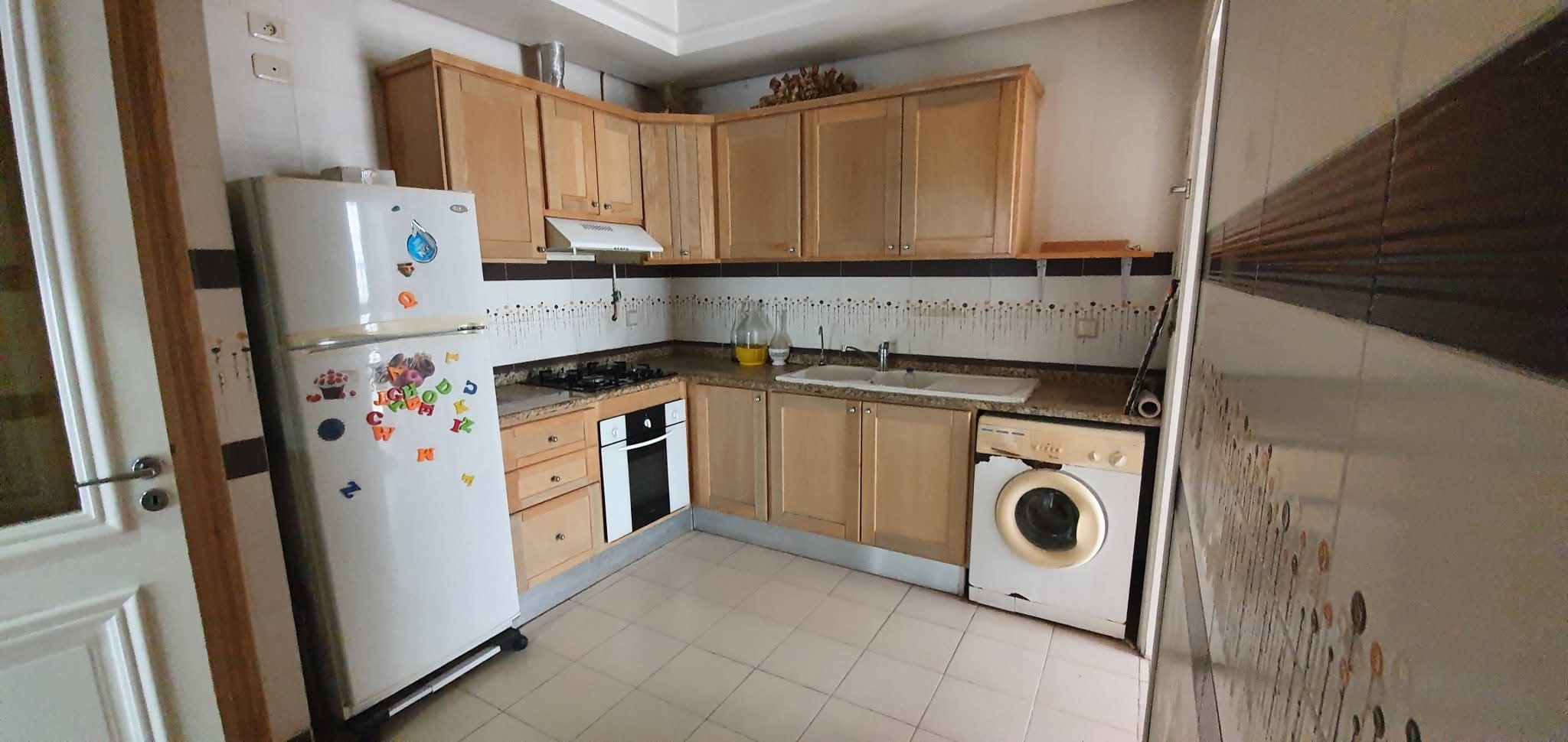 Mnihla&nbsp;Jardins d'el Menzah&nbsp;Location&nbsp;Appart. 3 pi�ces&nbsp;S2 au rdc 1100 d jardins del menzah 2