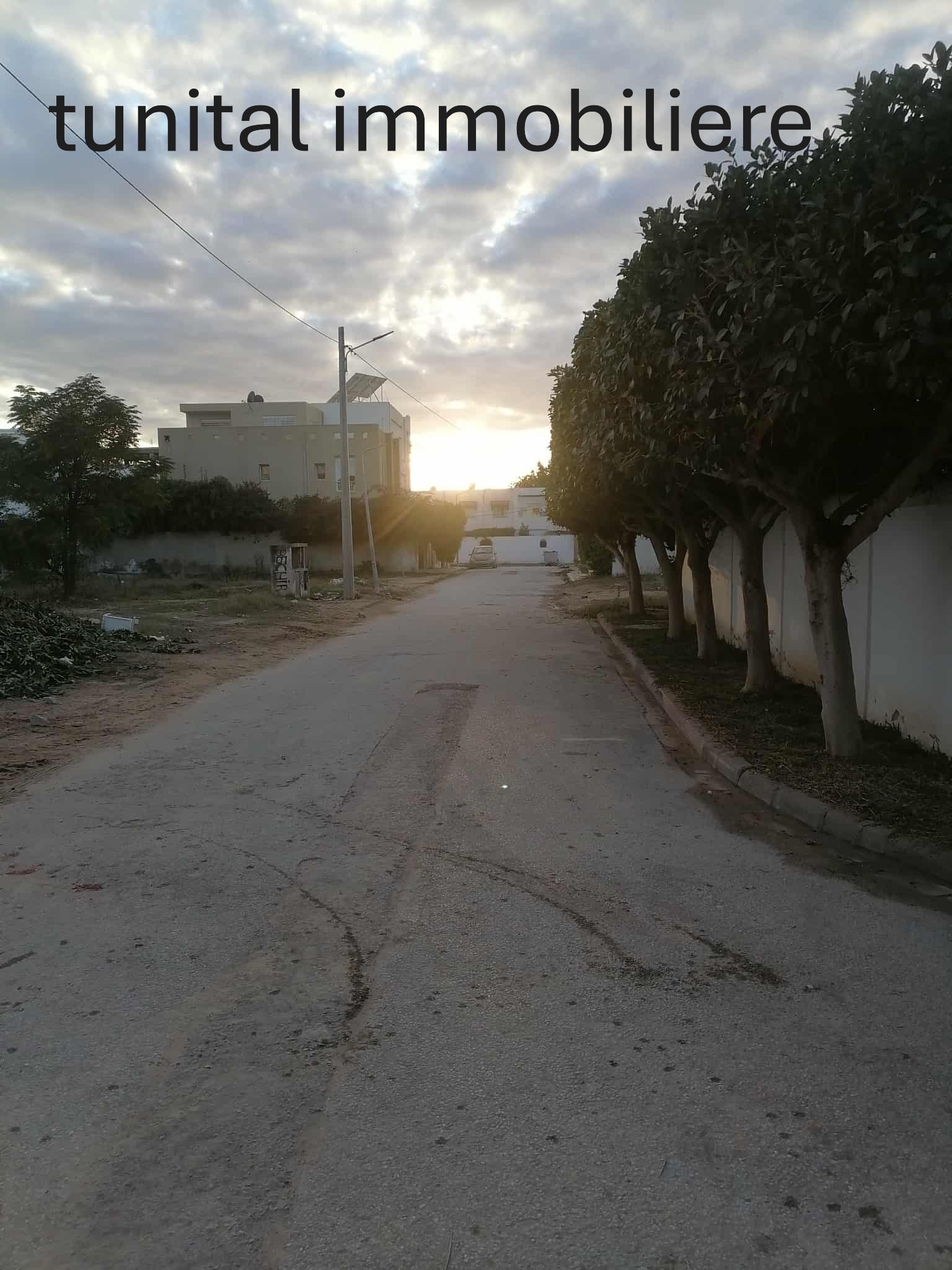 La Marsa Gammart Terrain Terrain nu Gammarth village cartier rsidentielle