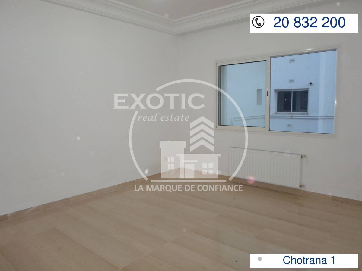 La Soukra&nbsp;Chotrana 1&nbsp;Location&nbsp;Appart. 1 pi�ce&nbsp;Un jolie s1 a chotrana