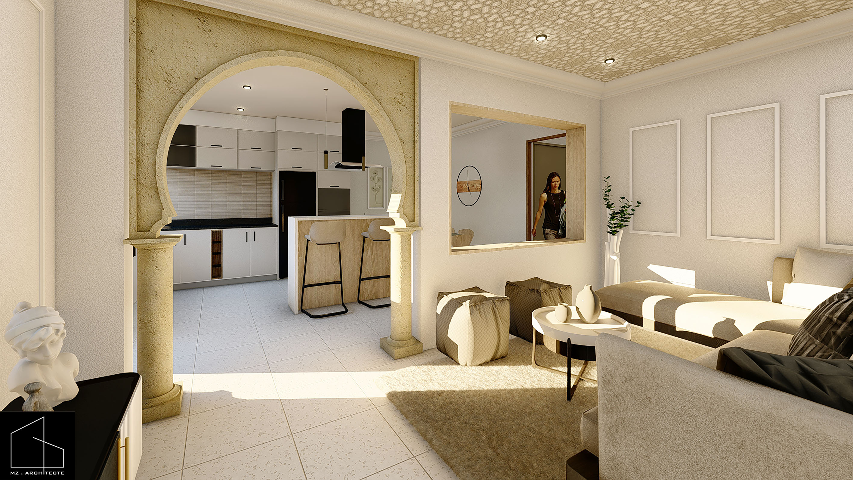 Dar Chaabane Elfehri Dar Chaabane Plage Vente Appart. 3 pices Dar chaabane plage appart vd s3