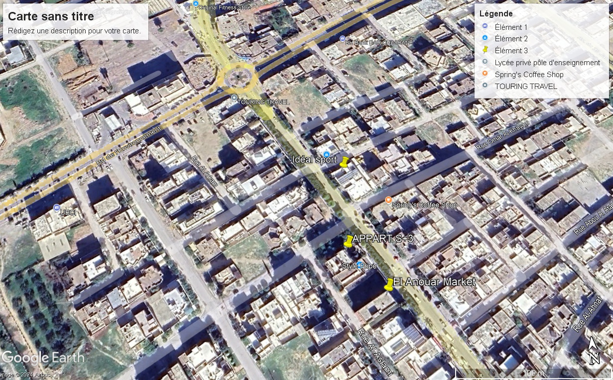 Dar Chaabane Elfehri Dar Chaabane Plage Vente Appart. 3 pices Dar chaabane plage appart vd s3