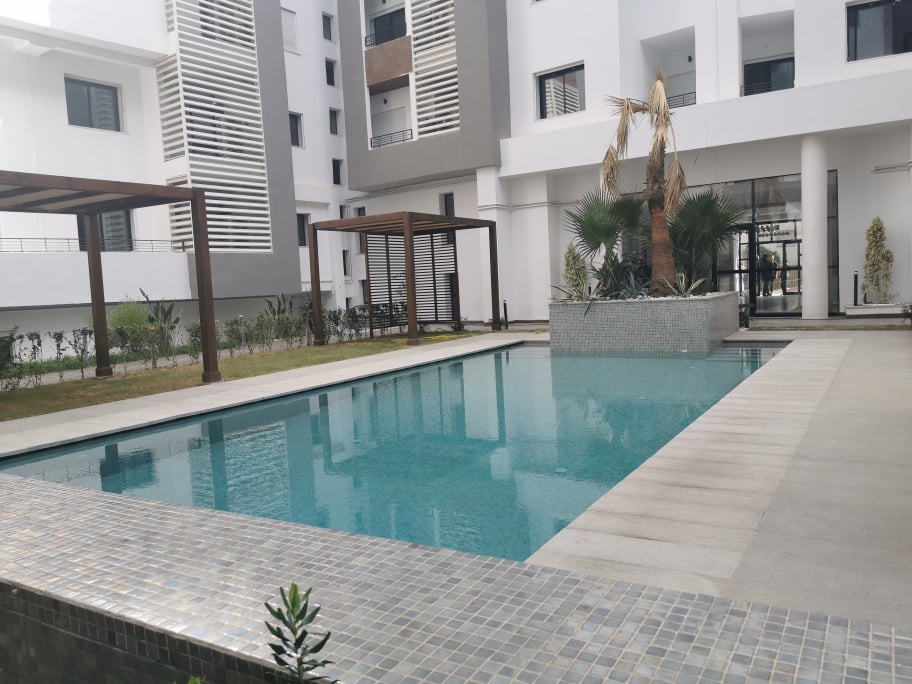 El Menzah&nbsp;El Menzah 9&nbsp;Location&nbsp;Appart. 2 pi�ces&nbsp;S1 r�sidence avec piscine salle de sport menzah 9c