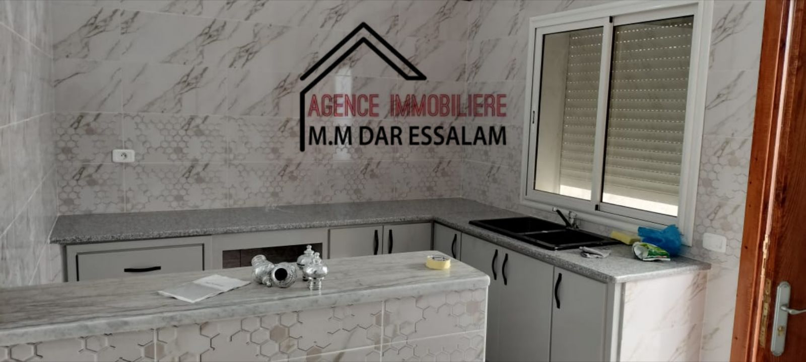 Kelibia&nbsp;Dar Allouche&nbsp;Vente&nbsp;Maisons&nbsp;Maison avec un garage au centre de dar allouche