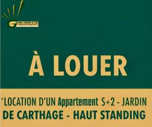El Kram Jardins de Carthage Location Appart. 1 pice S2   haut standing au jardin de ref385a