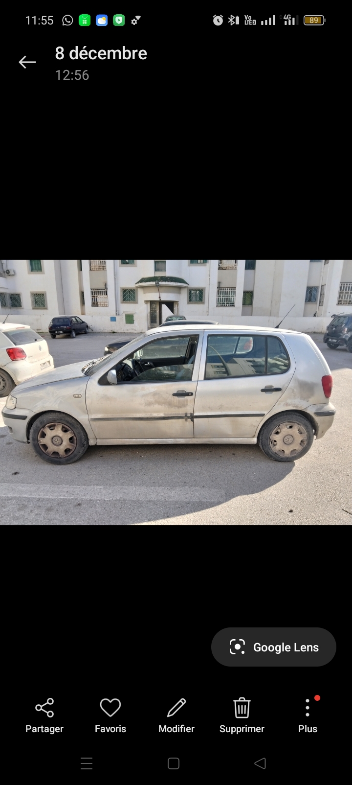 El Mourouj&nbsp;Bir El Kassaa&nbsp;Volkswagen&nbsp;Polo 4&nbsp;Polo 4 ann�e 2000
