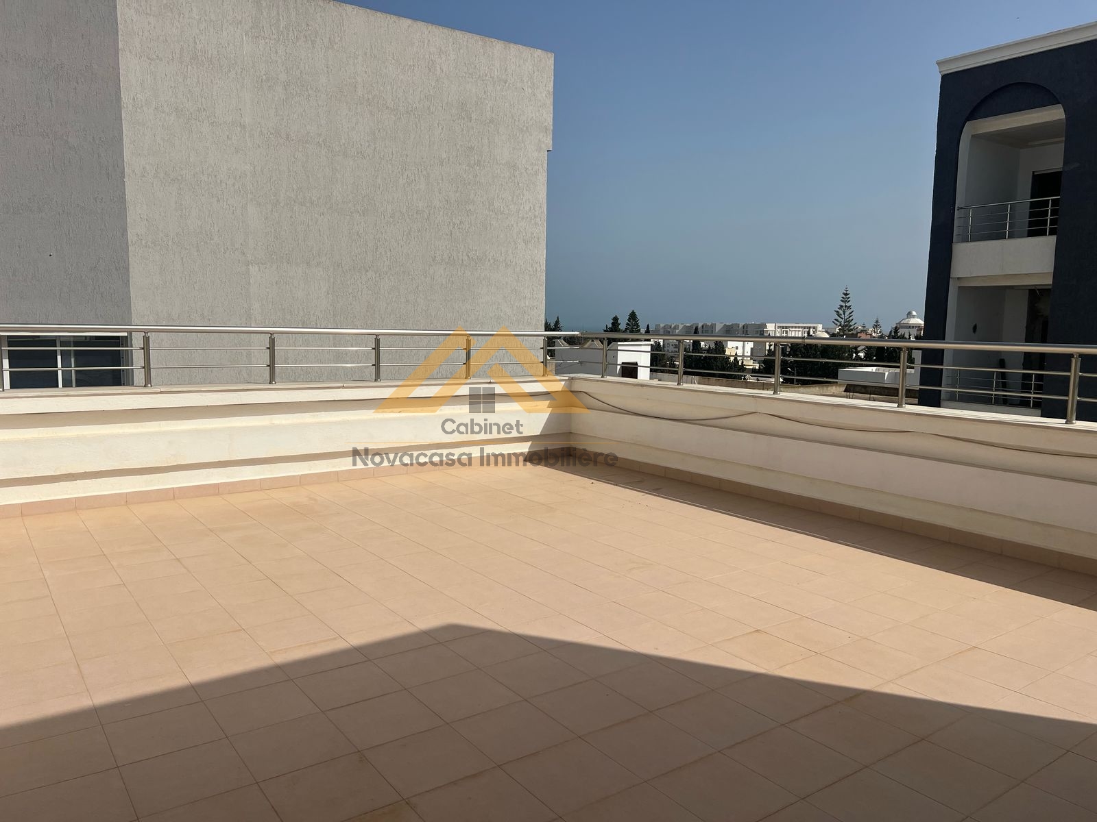 Akouda&nbsp;Chatt Meriem&nbsp;Location&nbsp;Appart. 2 pi�ces&nbsp;Superbe appartement s2 avec vue mer chott mariem