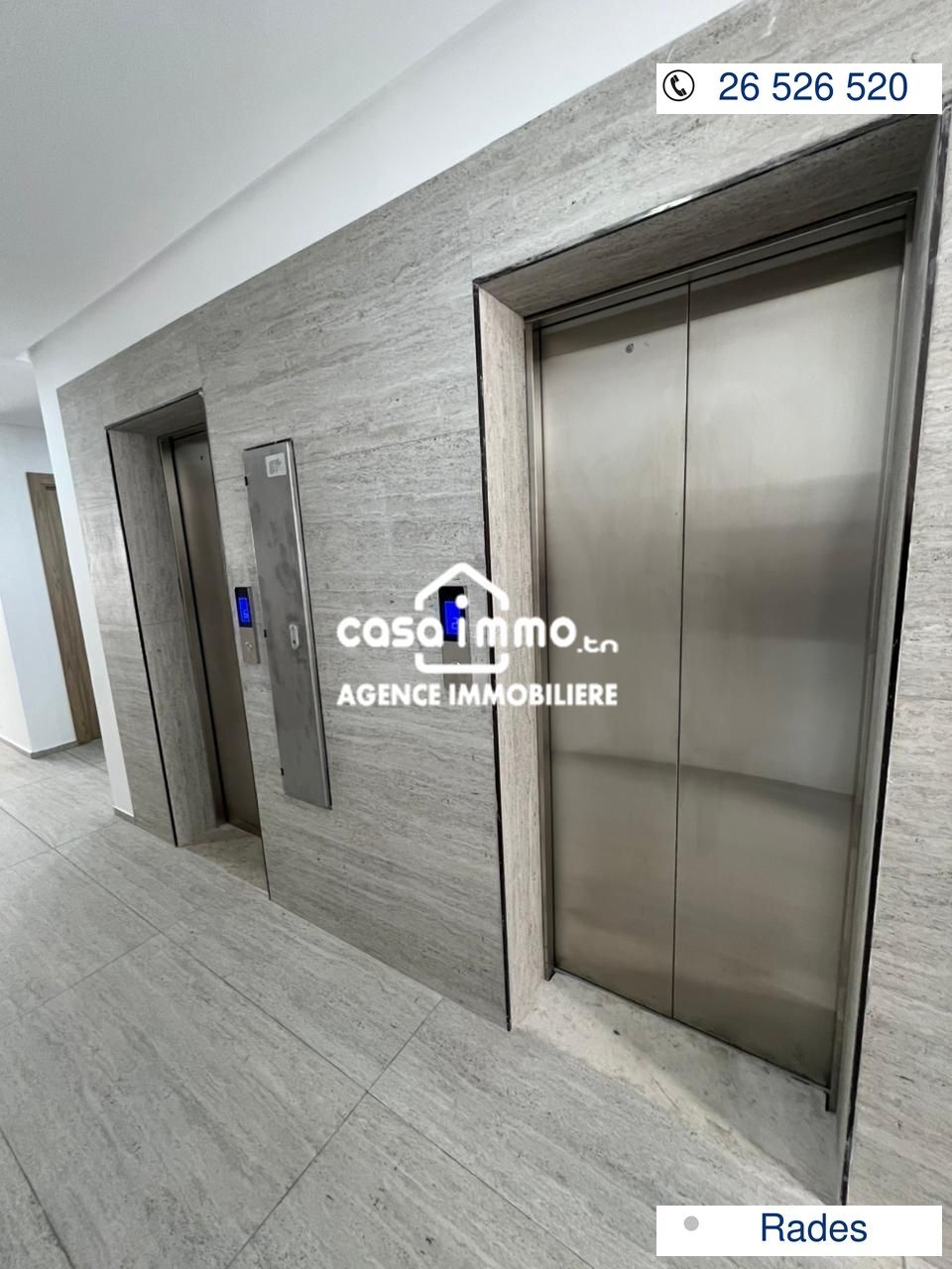 Rades&nbsp;Rades&nbsp;Location&nbsp;Appart. 1 pi�ce&nbsp;Bureau s1 neuf rades ville