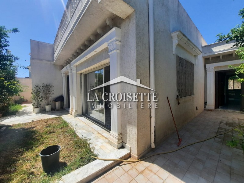 La Marsa Cite Bhar Lazreg Location Appart. 3 pices Villa plain pied s 3  la marsa mvl1410