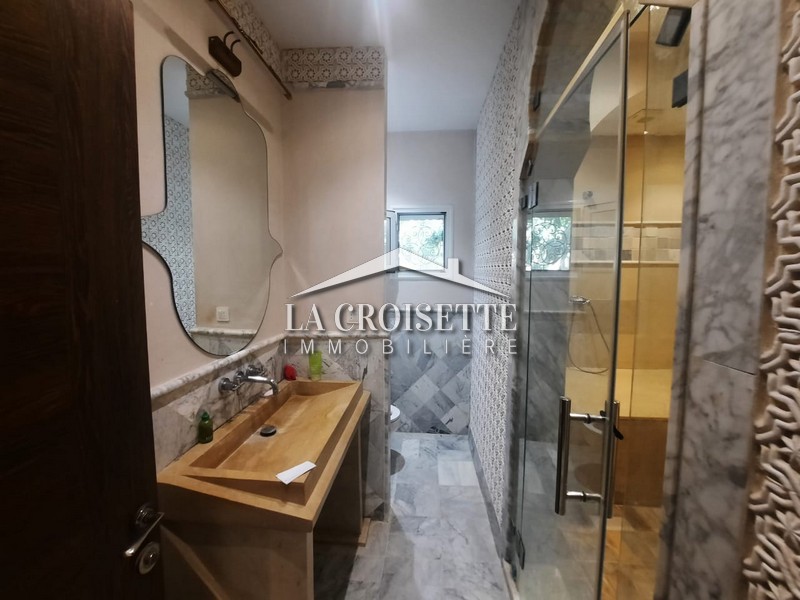 La Marsa Cite Bhar Lazreg Location Appart. 3 pices Villa plain pied s 3  la marsa mvl1410