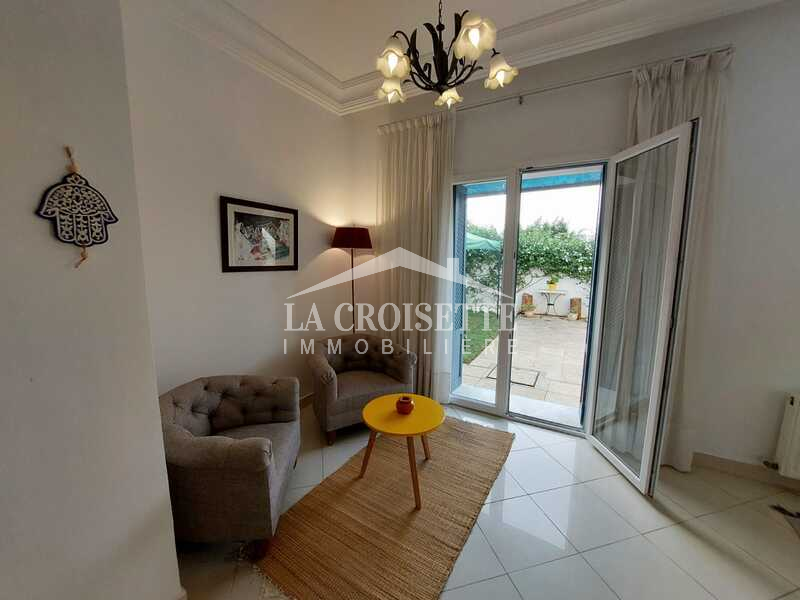 La Marsa Gammart Location Appart. 3 pices Appartement meubl s 3 avec jardin zal3898