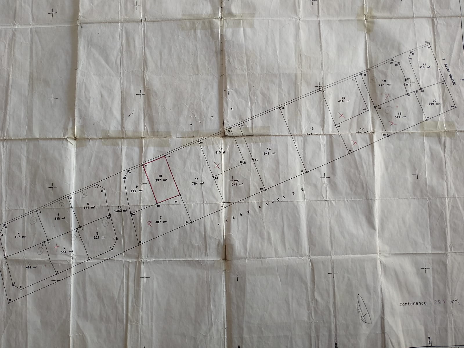 Akouda Chatt Meriem Terrain Terrain nu Lots des terrains constructible a chatt mariem