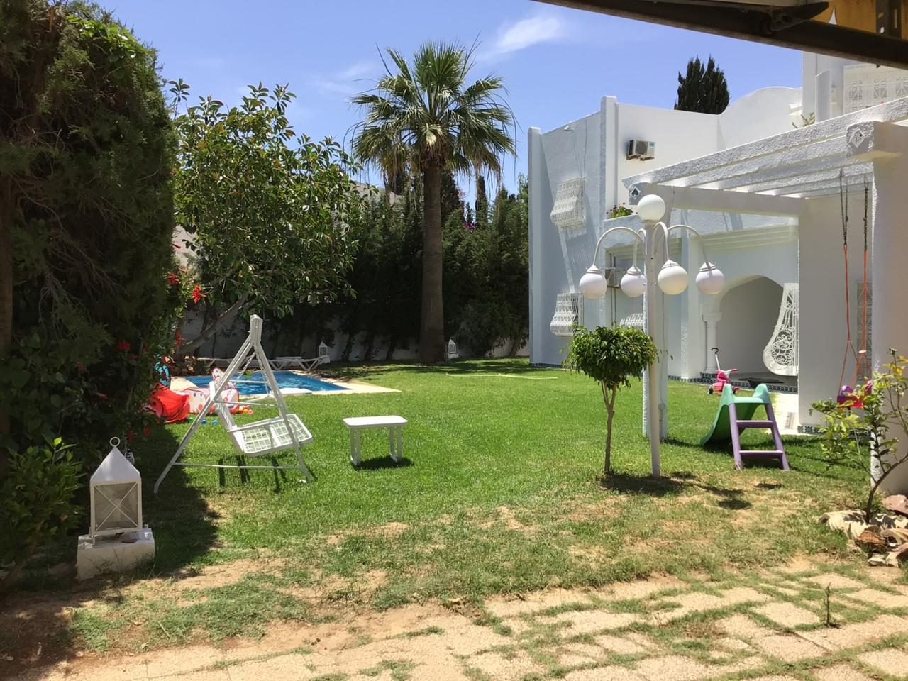 Hammam Sousse El Kantaoui Vente Appart. 2 pices Kantoui calling villa haut stnding jardin piscine