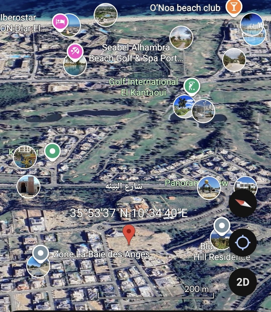 Hammam Sousse&nbsp;El Kantaoui&nbsp;Terrain&nbsp;Terrain nu&nbsp;Terrain de 1700 m  � les bais de anges