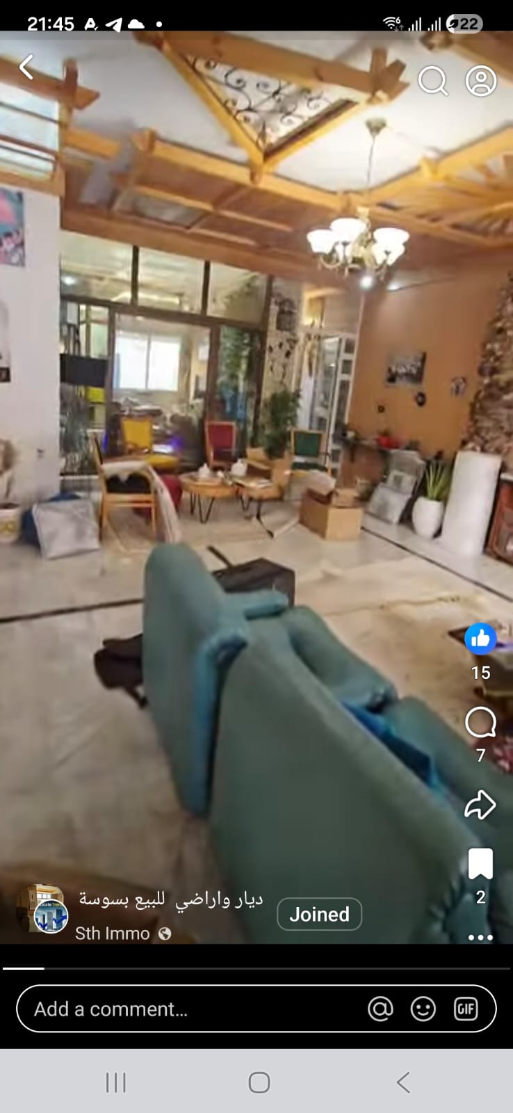 Akouda&nbsp;Chatt Meriem&nbsp;Vente&nbsp;Maisons&nbsp;Villa charme proche la mer � chatt mariem