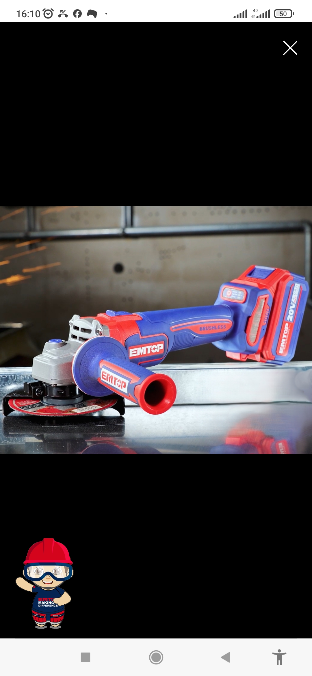 Ettadhamen Cite Ettadhamen Outils electriques Autre Bon affaire meule emtop 115w avec batterie