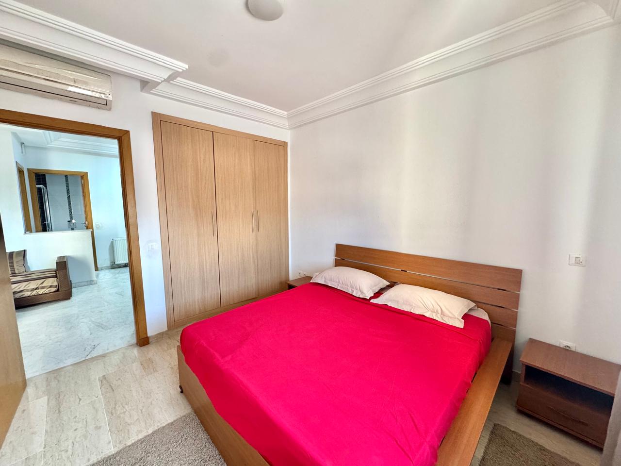 Ain Zaghouan&nbsp;Jardins de Carthage&nbsp;Location&nbsp;Appart. 2 pi�ces&nbsp;S1 meubl� aux jardins de carthage