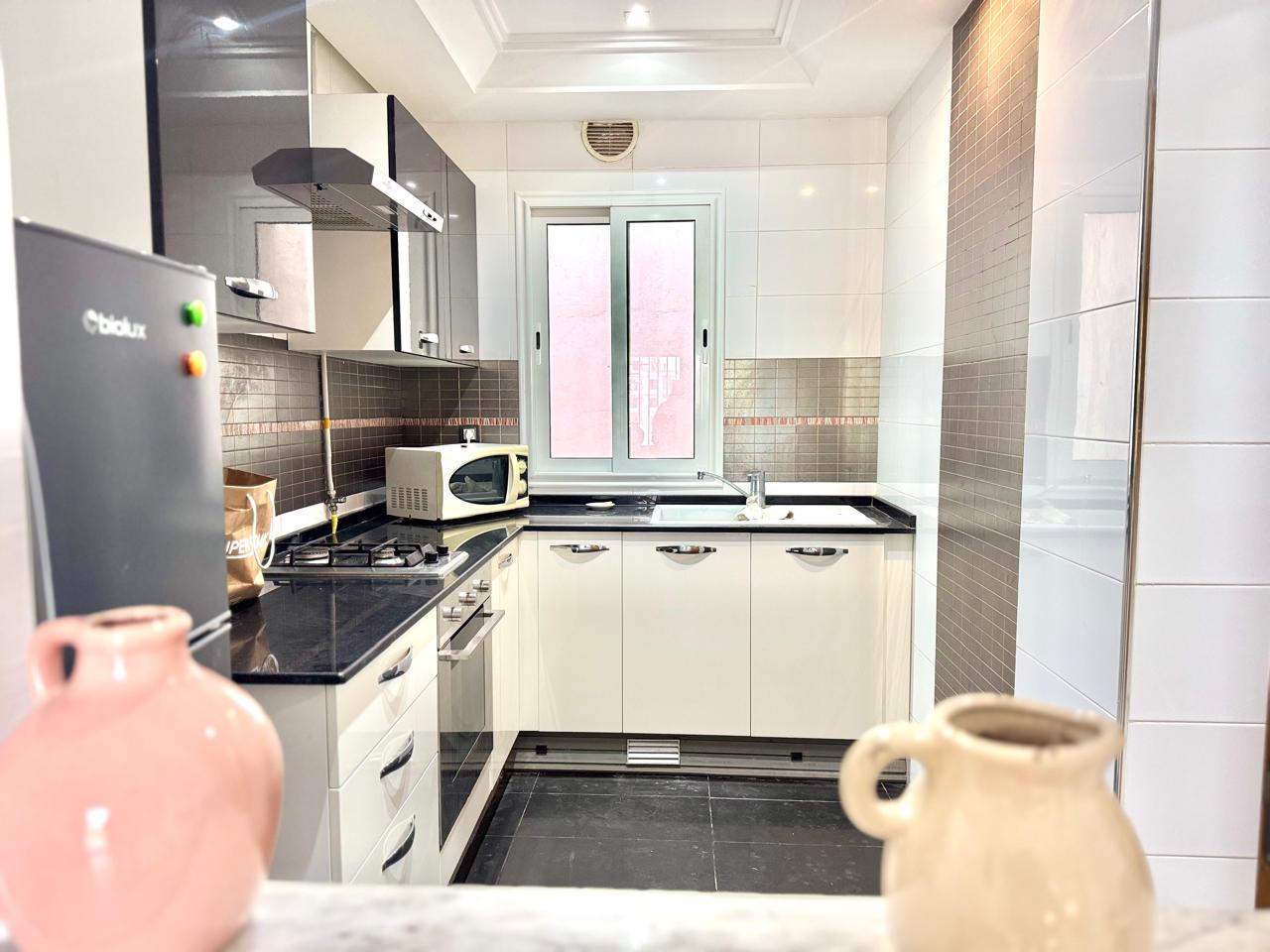 Ain Zaghouan&nbsp;Jardins de Carthage&nbsp;Location&nbsp;Appart. 2 pi�ces&nbsp;S1 meubl� aux jardins de carthage