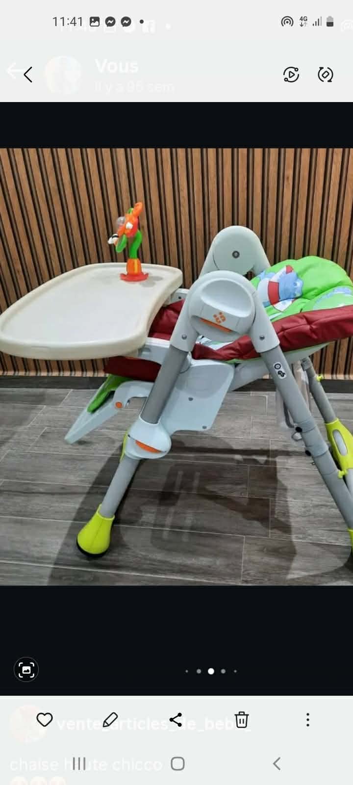 Kalaa Essghira&nbsp;Kalaa Essghira&nbsp;Lits et Equipements d'int�rieur&nbsp;Autre&nbsp;Chaise haute chicco