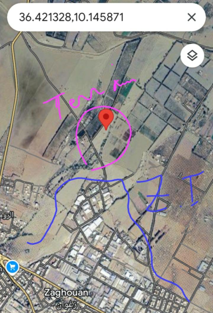 Zaghouan&nbsp;Zaghouan&nbsp;Terrain&nbsp;Terrain nu&nbsp;Terrain � zaghouan