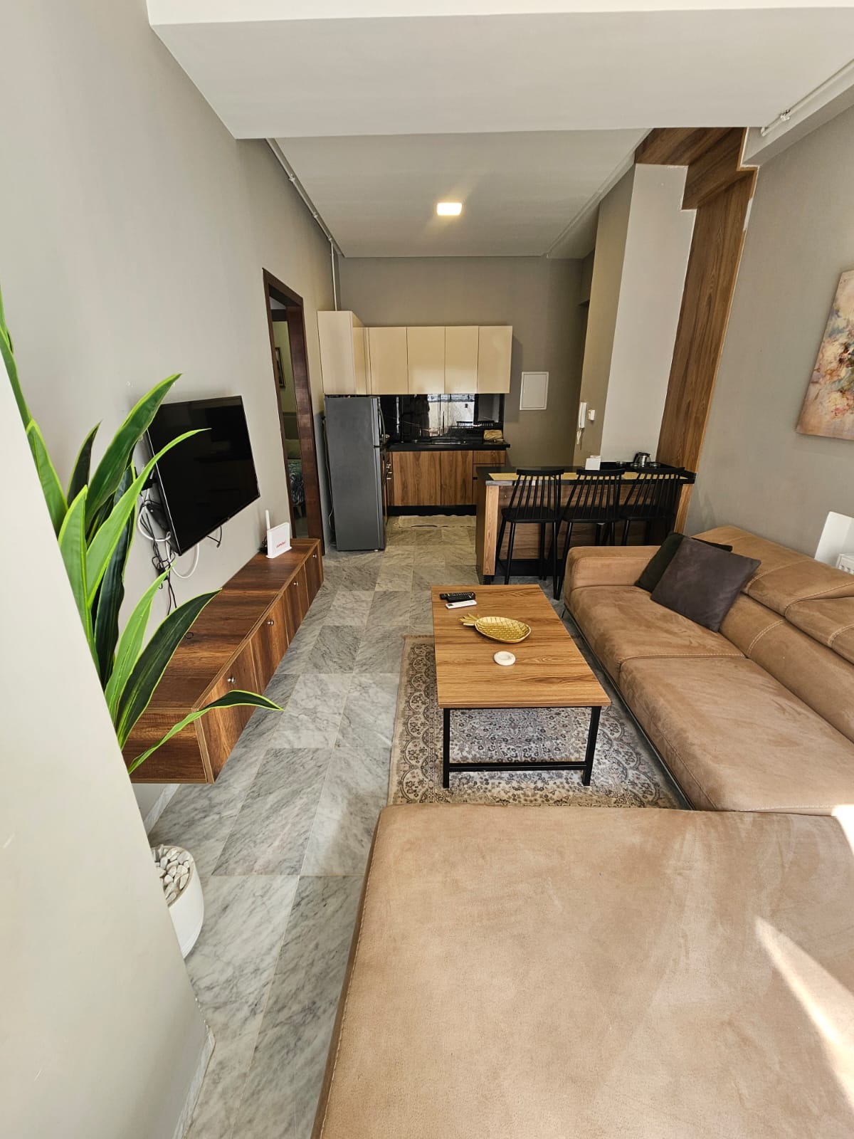 Ain Zaghouan&nbsp;Ain Zaghouan&nbsp;Location&nbsp;Appart. 3 pi�ces&nbsp;S plus deux meubl� � la nouvelle soukra