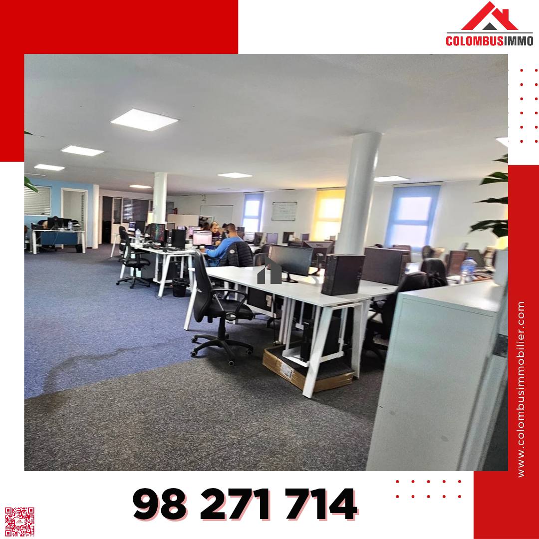 La Soukra&nbsp;La Soukra&nbsp;Bureaux & Commerces&nbsp;Bureau&nbsp;Bureau en open espace soukra