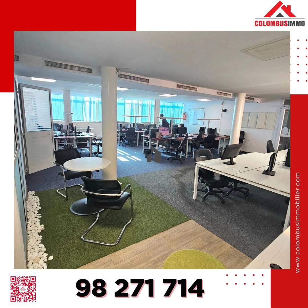 La Soukra&nbsp;La Soukra&nbsp;Bureaux & Commerces&nbsp;Bureau&nbsp;Bureau en open espace soukra