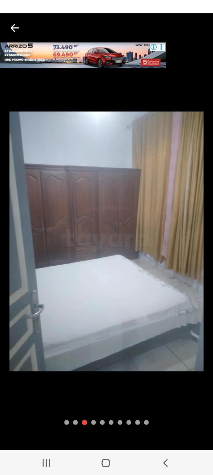 Carthage&nbsp;Salambo&nbsp;Location&nbsp;Appart. 3 pi�ces&nbsp;Grand s2 luxe meuble pres station train salammbo