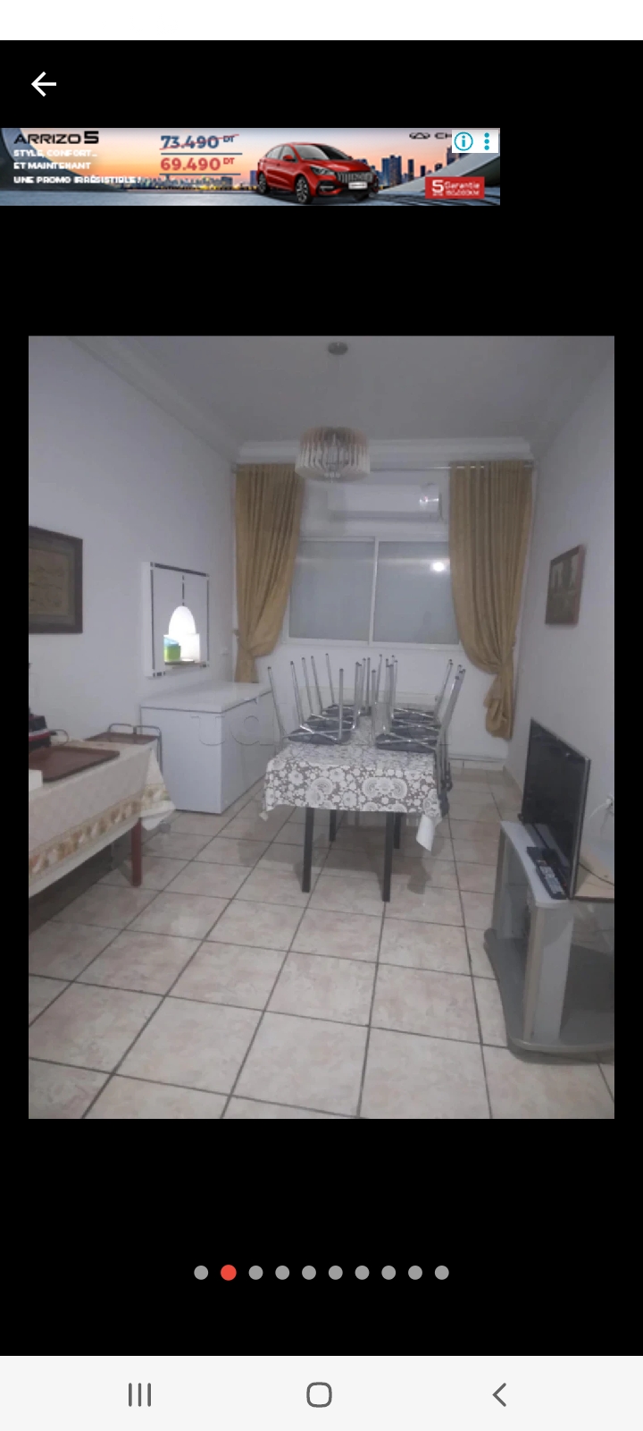 Carthage&nbsp;Salambo&nbsp;Location&nbsp;Appart. 3 pi�ces&nbsp;Grand s2 luxe meuble pres station train salammbo