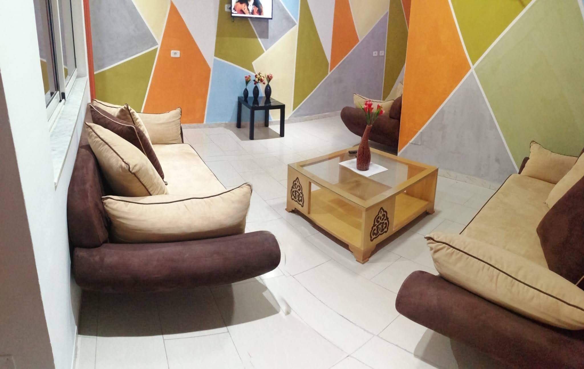 Bab Bhar&nbsp;Republique&nbsp;Location&nbsp;Appart. 2 pi�ces&nbsp;S1 haut standing meubl� pr�s rue palestine lafayet