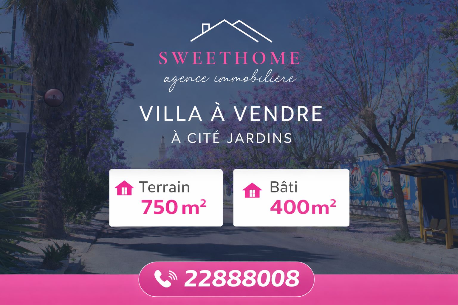 Cite El Khadra&nbsp;Cite Jardins&nbsp;Vente&nbsp;Maisons&nbsp;Villa � cit� jardins