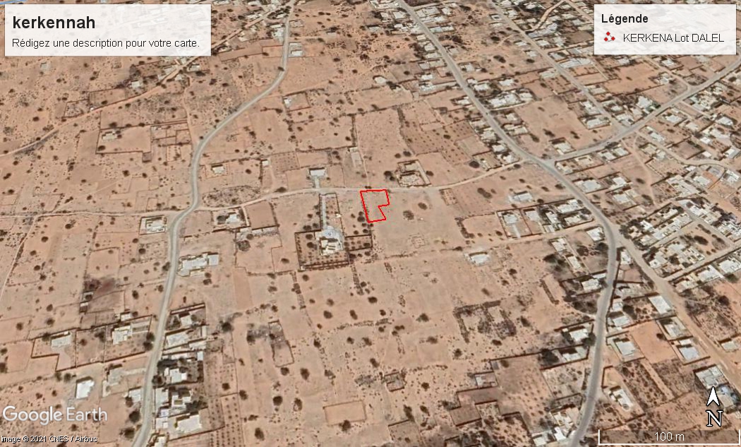 Kerkenah&nbsp;El Attaya&nbsp;Terrain&nbsp;Terrain nu&nbsp;Bonne occasion � kerkennah