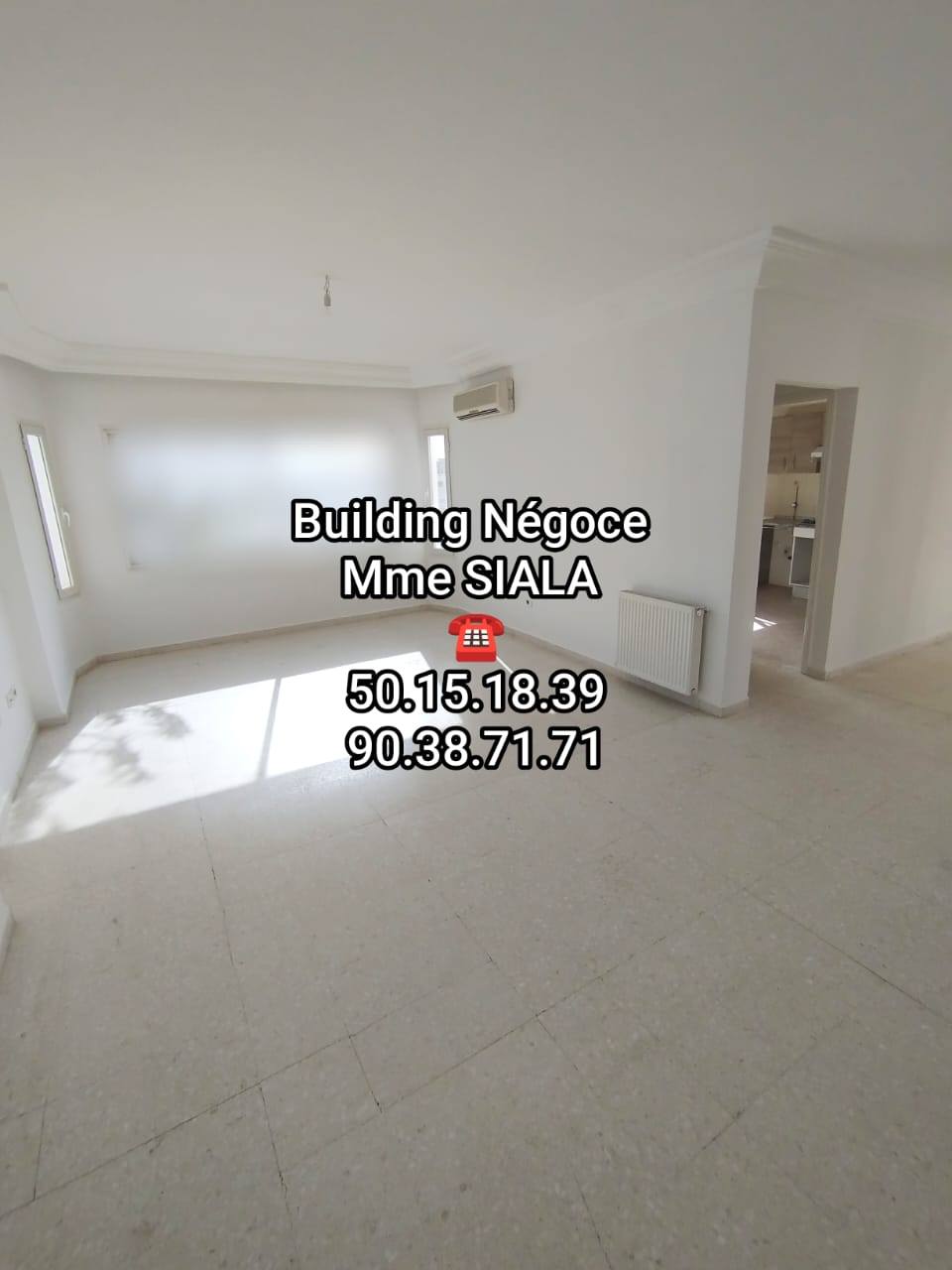 Ariana Ville&nbsp;Cite Ennasr 2&nbsp;Location&nbsp;Maisons&nbsp;Ennasr 2 spacieux etage villa cot� ren� descartes