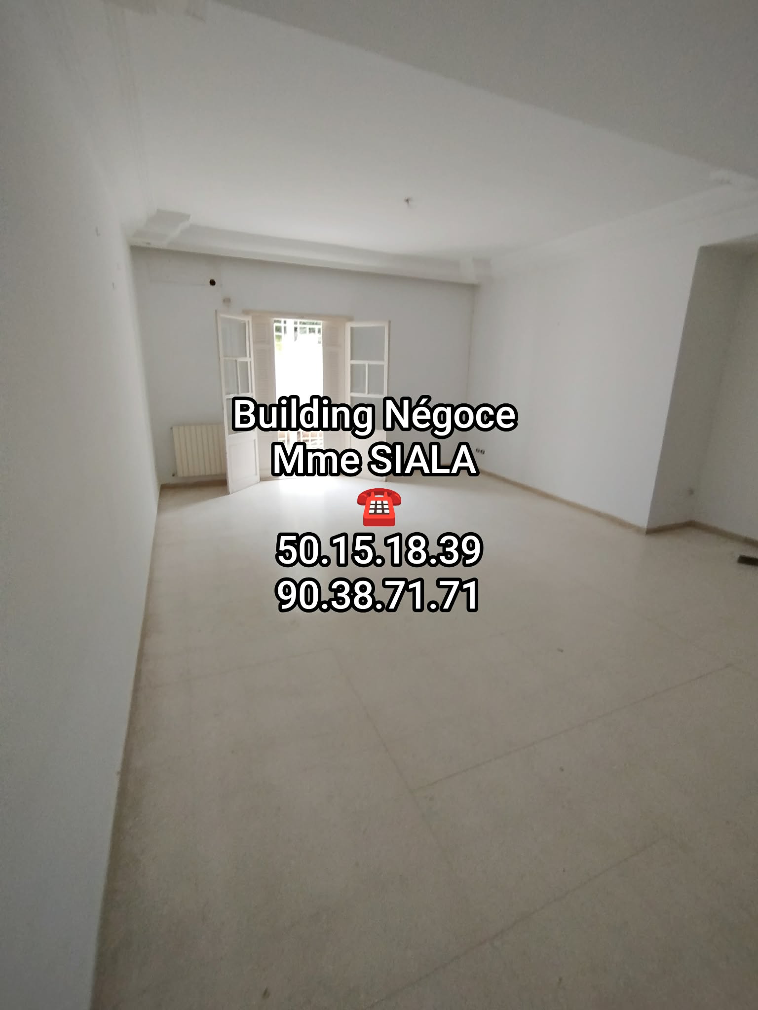 Ariana Ville&nbsp;Cite Ennasr 2&nbsp;Location&nbsp;Maisons&nbsp;Rdc villa avec jardin et terrasse � ennasr