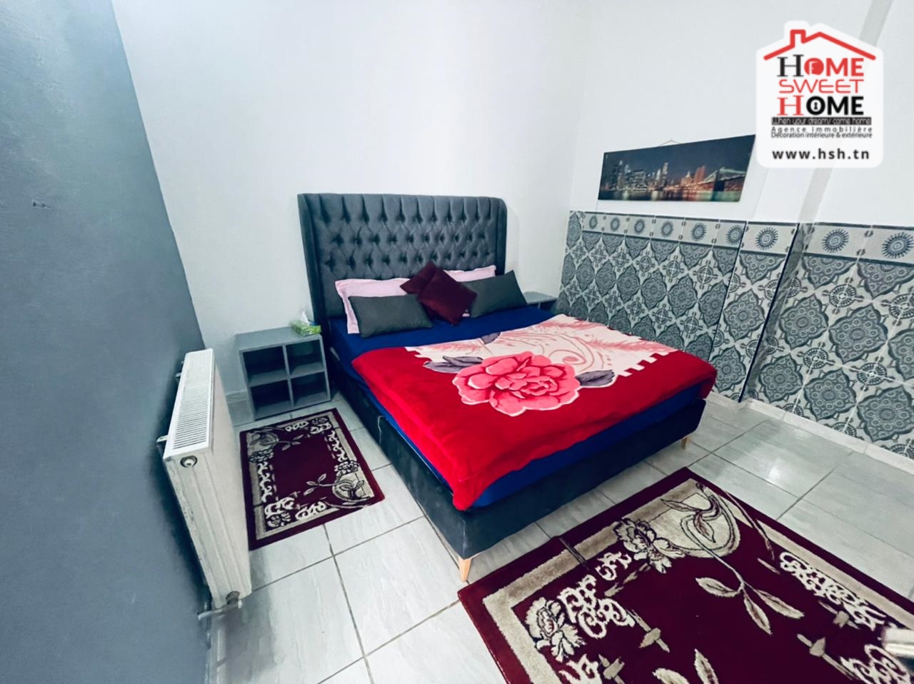 La Marsa&nbsp;Cite El Khalil&nbsp;Location&nbsp;Appart. 1 pi�ce&nbsp;Studio straub meubl� � la marsa