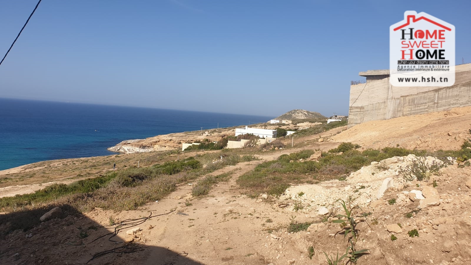 Bizerte Nord&nbsp;Bizerte&nbsp;Terrain&nbsp;Terrain nu&nbsp;Terrain villa dana � cup zbib bizerte
