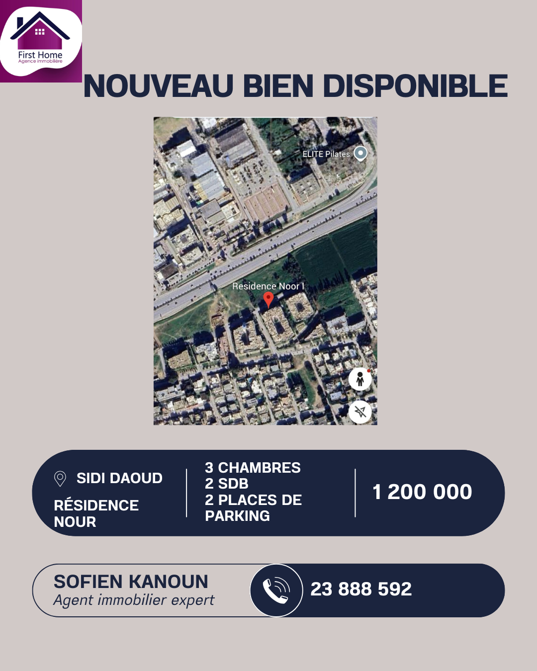 La Marsa&nbsp;Sidi Daoud&nbsp;Vente&nbsp;Duplex&nbsp;Un duplex haut standing