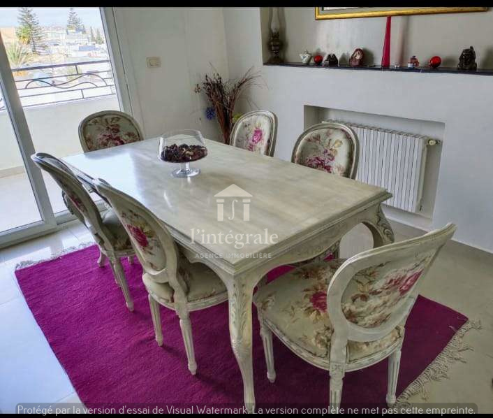 Ariana Ville&nbsp;El Menzah 6&nbsp;Location&nbsp;Appart. 4 pi�ces&nbsp;S3 richement meubl� avec garage