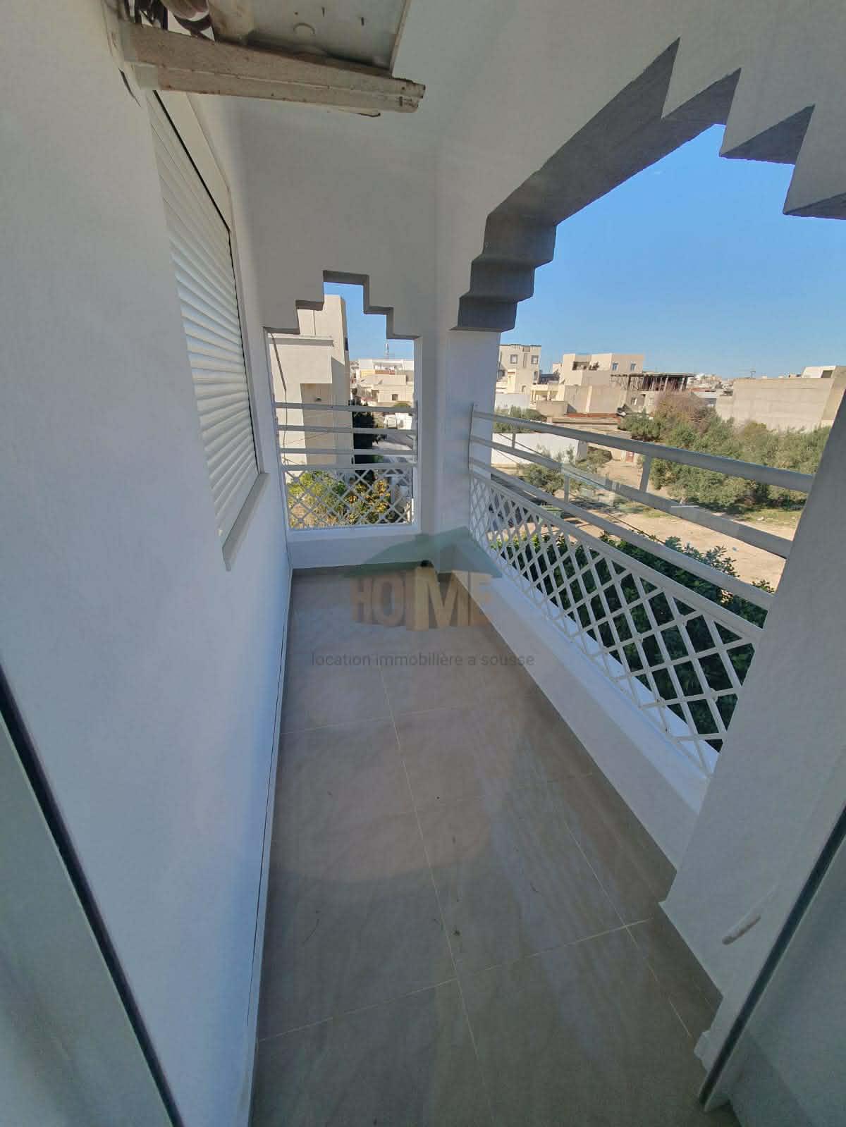 Sousse Jaouhara&nbsp;Sousse Khezama&nbsp;Location&nbsp;Appart. 2 pi�ces&nbsp;S2 sans meuble a khzema ouest