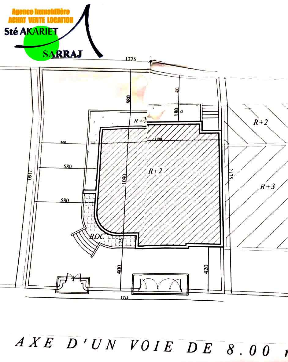 Hammam Sousse&nbsp;Hammam Sousse&nbsp;Terrain&nbsp;Terrain nu&nbsp;Terrain 383m au 3�me position de la plage