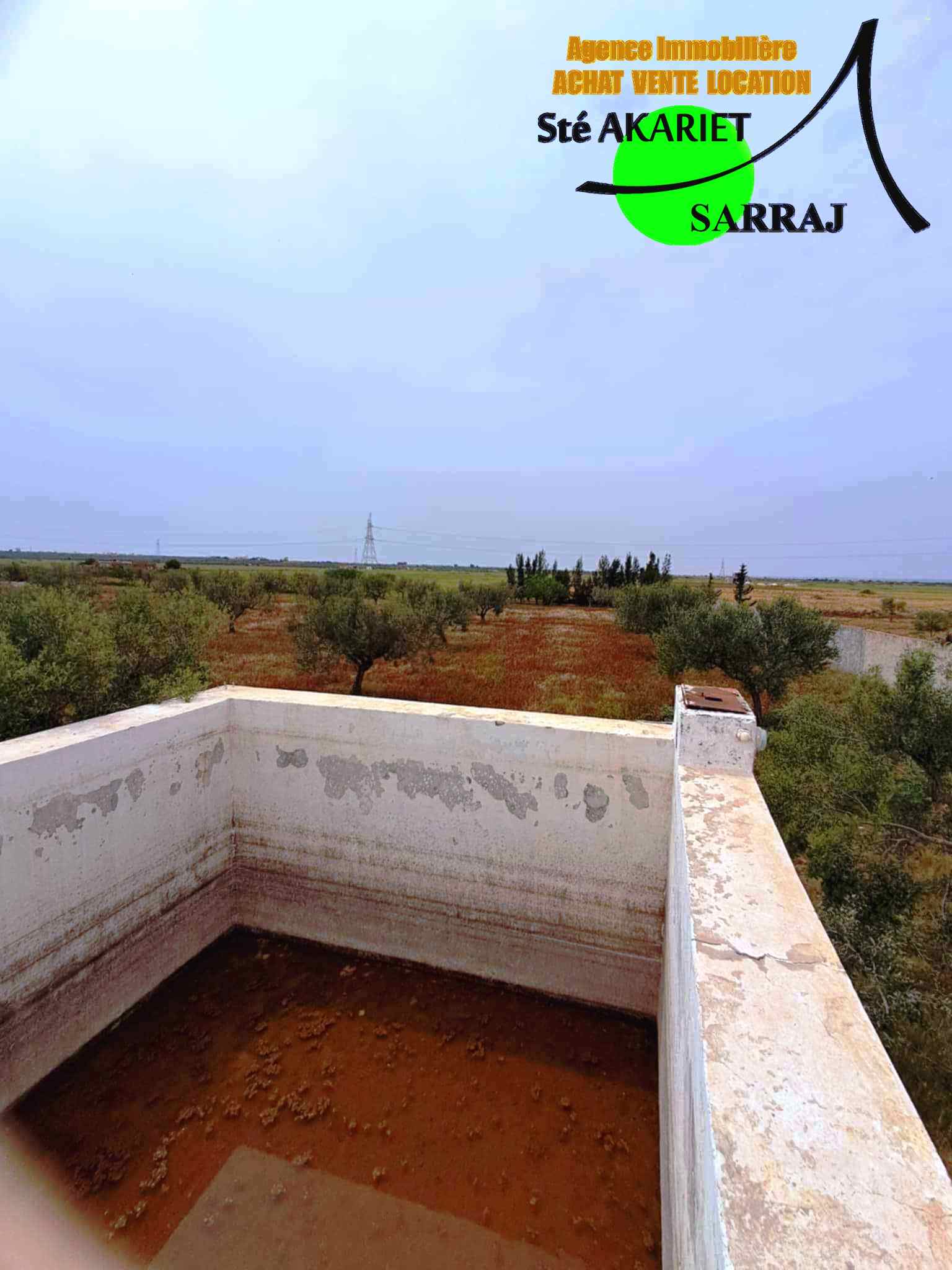 Kalaa El Kebira&nbsp;Belaoum&nbsp;Terrain&nbsp;Terrain agricole&nbsp;Senia clotur� 2 hectares � kalaa kebira baloum