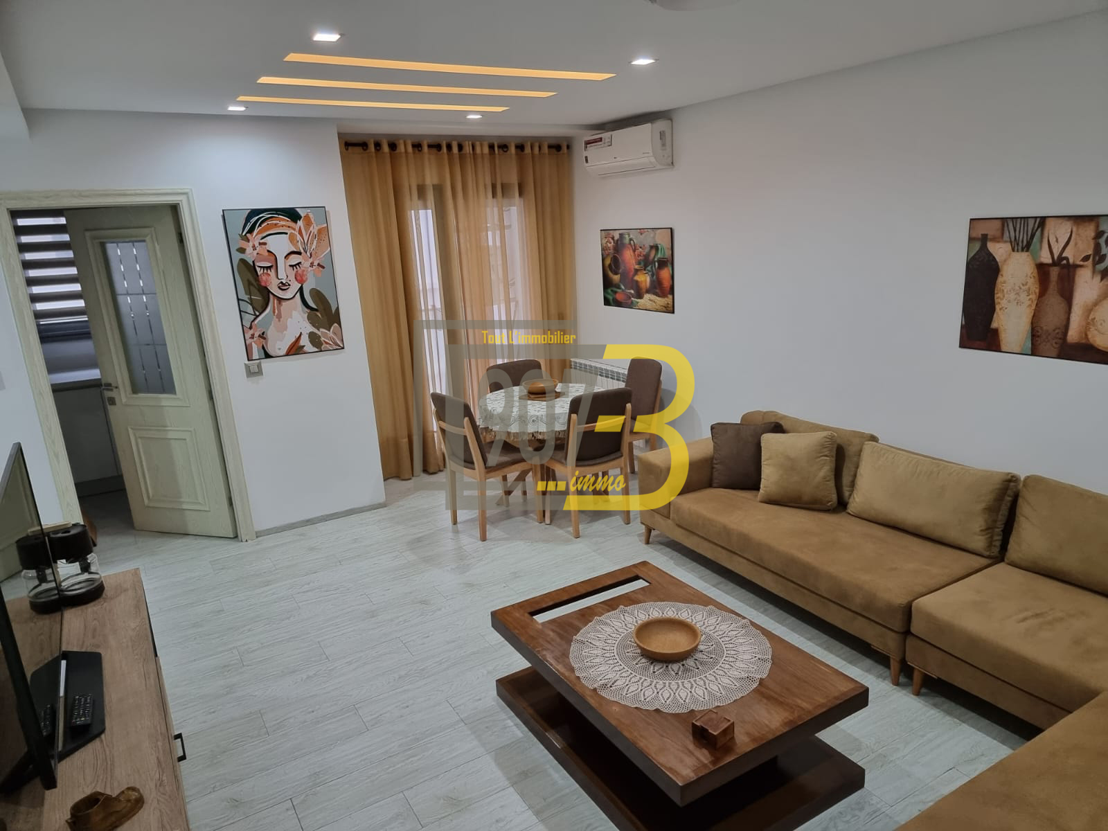 El Menzah&nbsp;El Menzah 9&nbsp;Location&nbsp;Appart. 1 pi�ce&nbsp;S1 richement meubl� menzah 9c