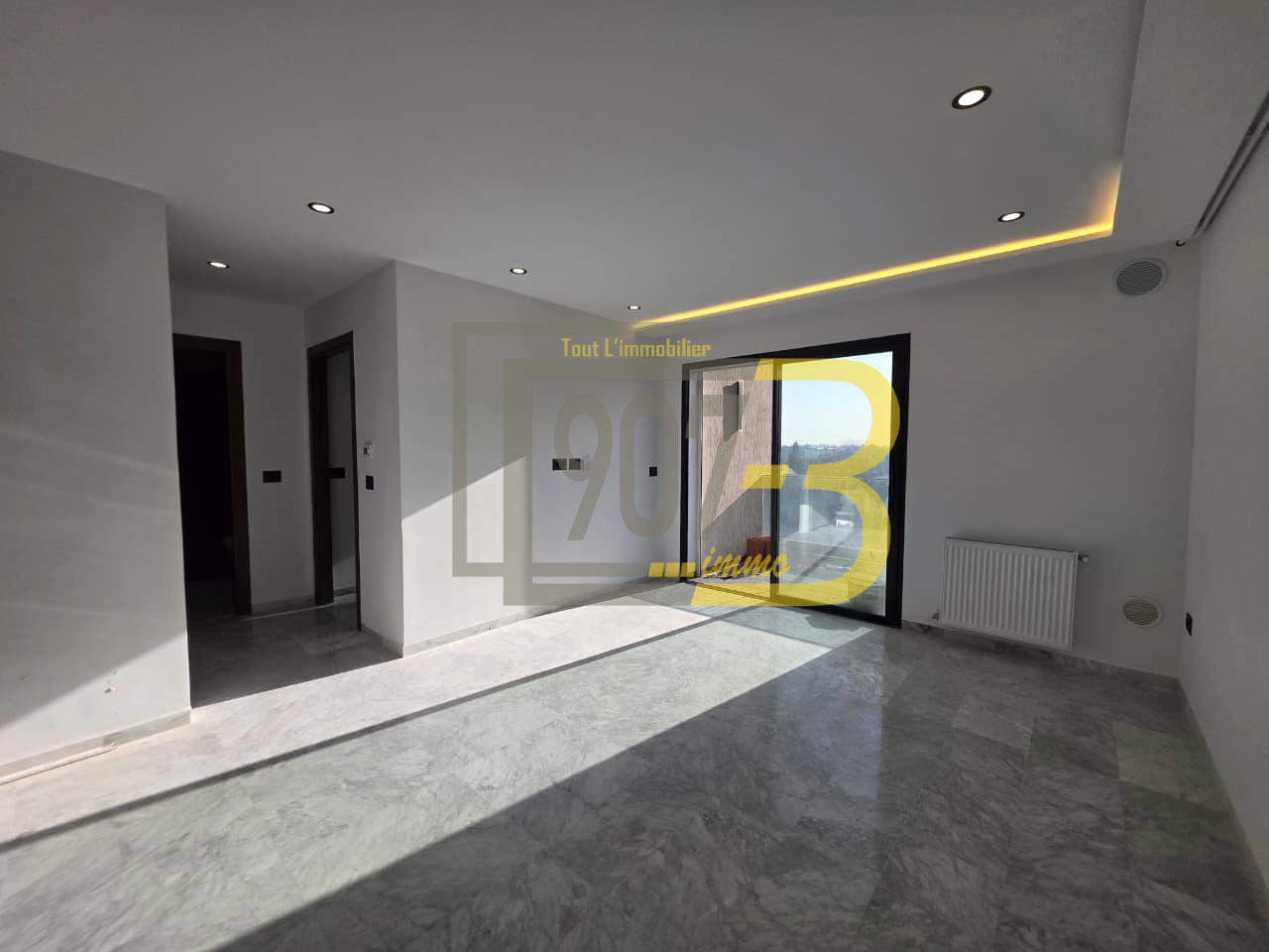 La Soukra&nbsp;La Soukra&nbsp;Location&nbsp;Appart. 2 pi�ces&nbsp;En exclusivit� un app s2 jamais habit� � la soukra