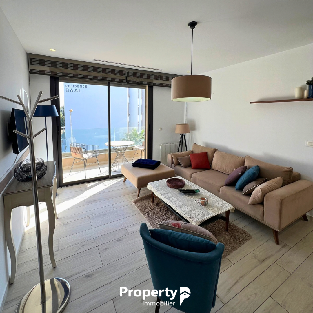 La Marsa&nbsp;Sidi Daoud&nbsp;Location&nbsp;Appart. 2 pi�ces&nbsp;Superbe appartement s1 meubl� avec balcon