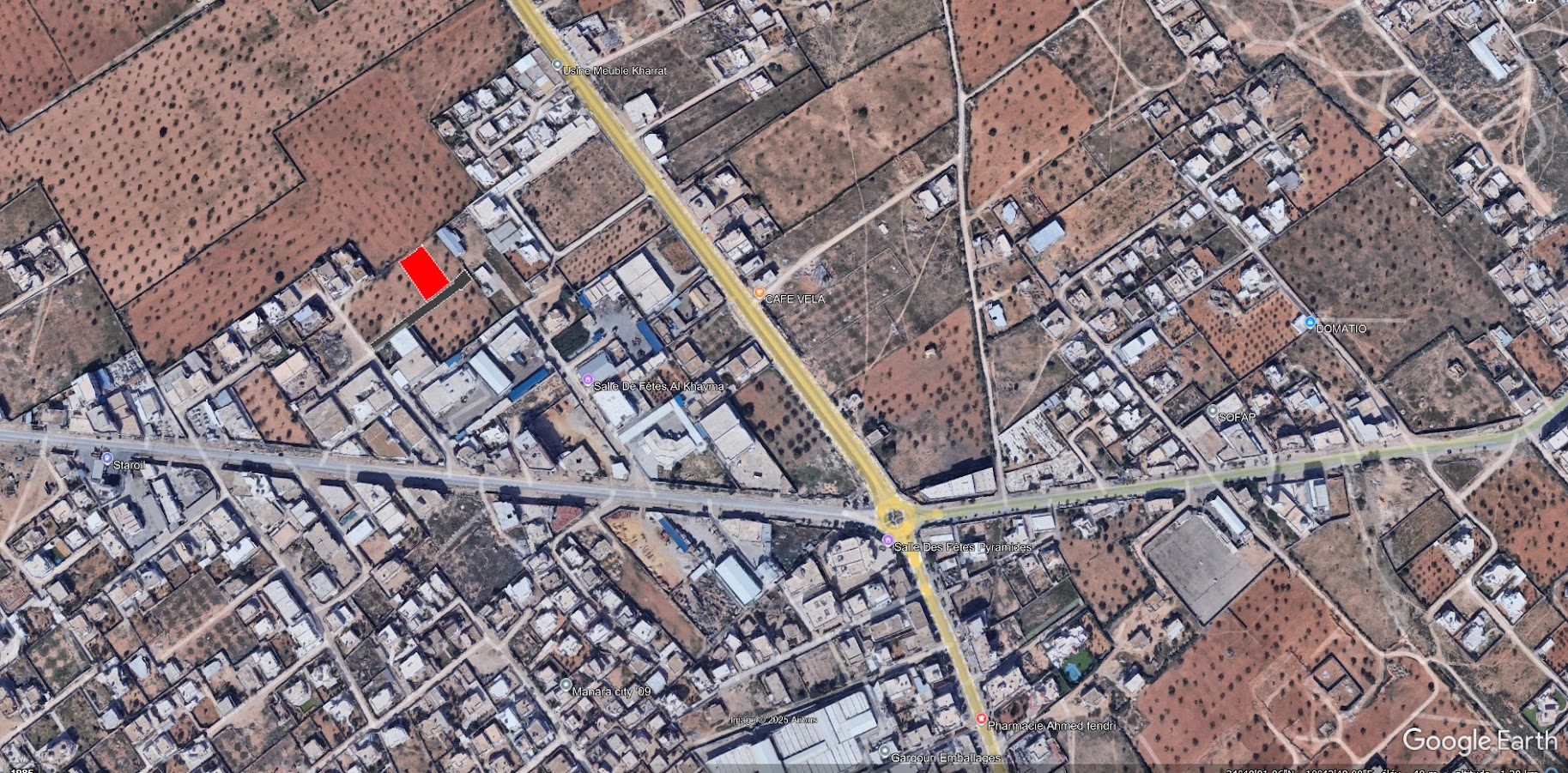 Sakiet Ezzit&nbsp;Merkez Chihya&nbsp;Terrain&nbsp;Terrain nu&nbsp;Opportunit� terrain � teniour km 9