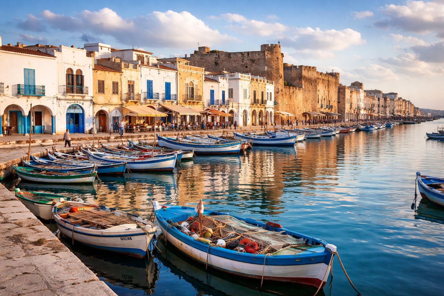 Bizerte Nord&nbsp;Bizerte&nbsp;Vente&nbsp;Surfaces&nbsp;Un immeuble sur le vieux port de bizerte