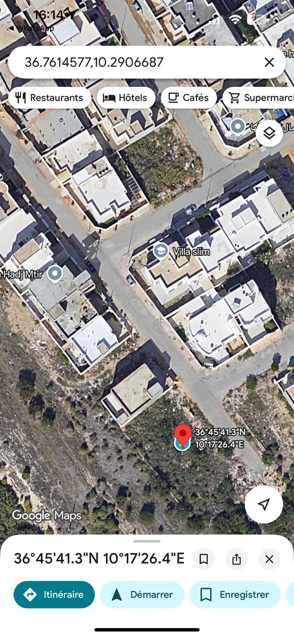 Rades&nbsp;Rades Meliane&nbsp;Terrain&nbsp;Terrain nu&nbsp;Terrain a rades meliane avec titre bleu