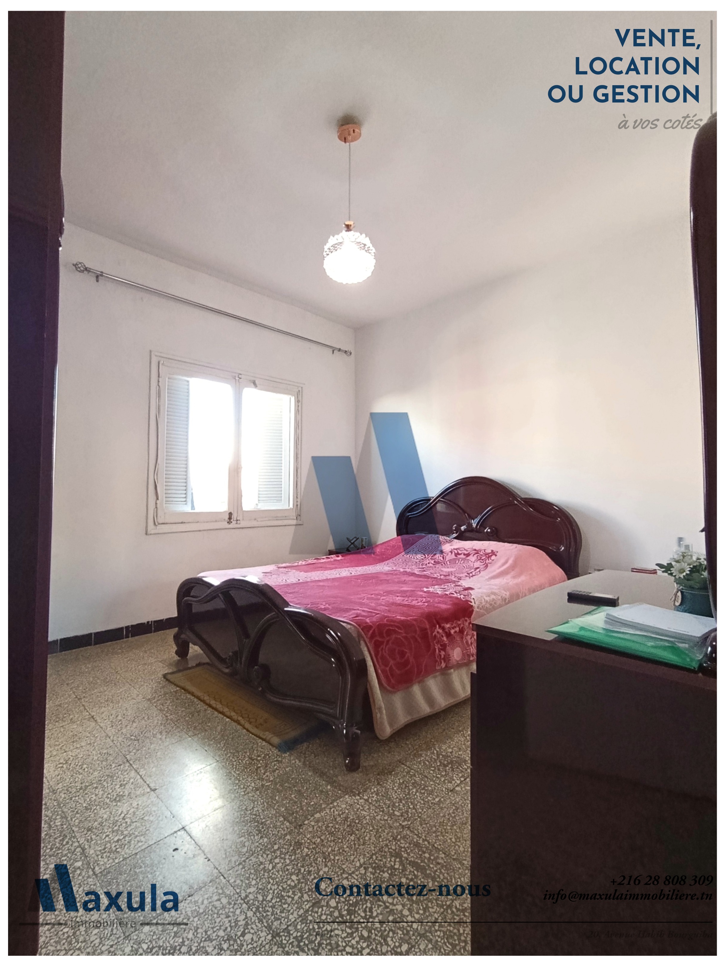 Rades&nbsp;Cite Snit&nbsp;Vente&nbsp;Appart. 4 pi�ces&nbsp;Appartement s3 au 3eme etage a rades snit