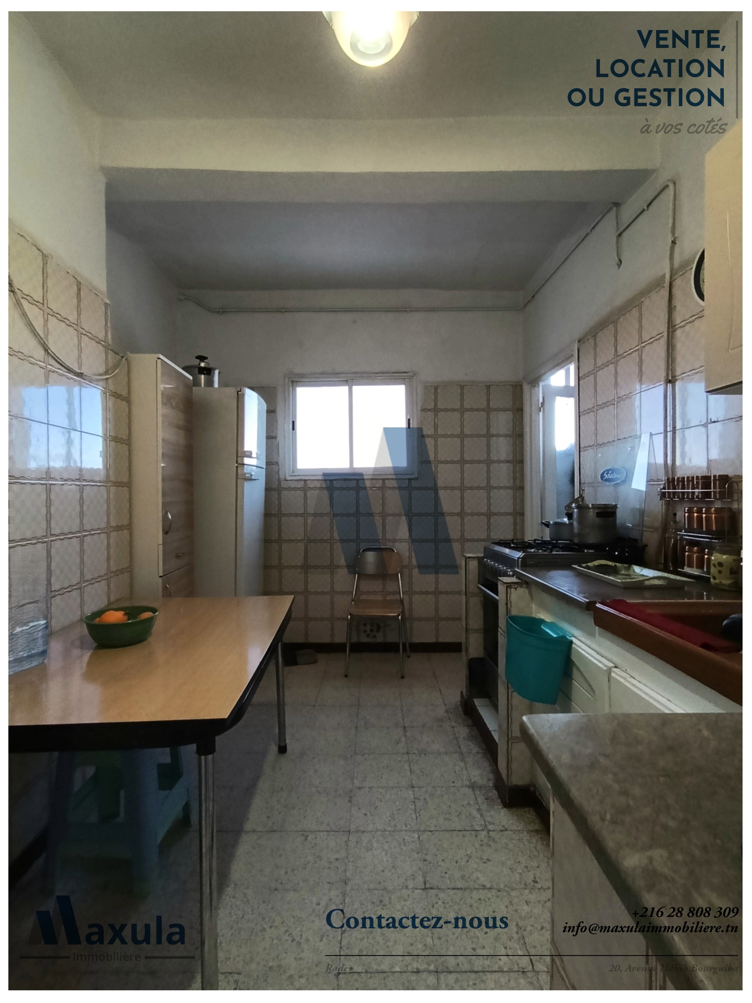 Rades&nbsp;Cite Snit&nbsp;Vente&nbsp;Appart. 4 pi�ces&nbsp;Appartement s3 au 3eme etage a rades snit